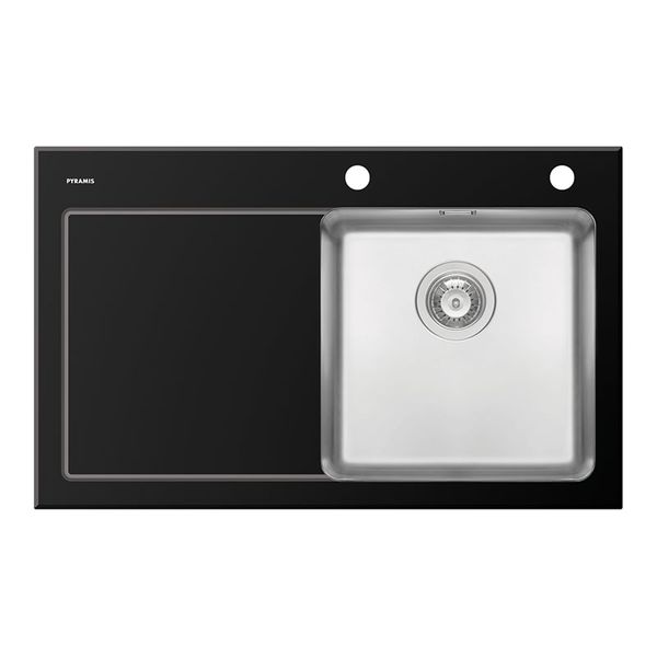 Pyramis Crystal 86x53 1B 40X40R251DBLR2TH Νεροχύτης Κουζίνας