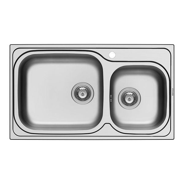 Pyramis Amaltia Plus 86x50 2B Γυαλισμένος Νεροχύτης Κουζίνας