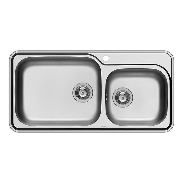 Pyramis Space Plus 2B Σαγρέ Νεροχύτης Κουζίνας