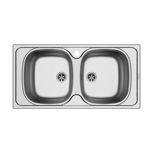 Pyramis E33/33 86x43.5 2B 1D Νεροχύτης Κουζίνας