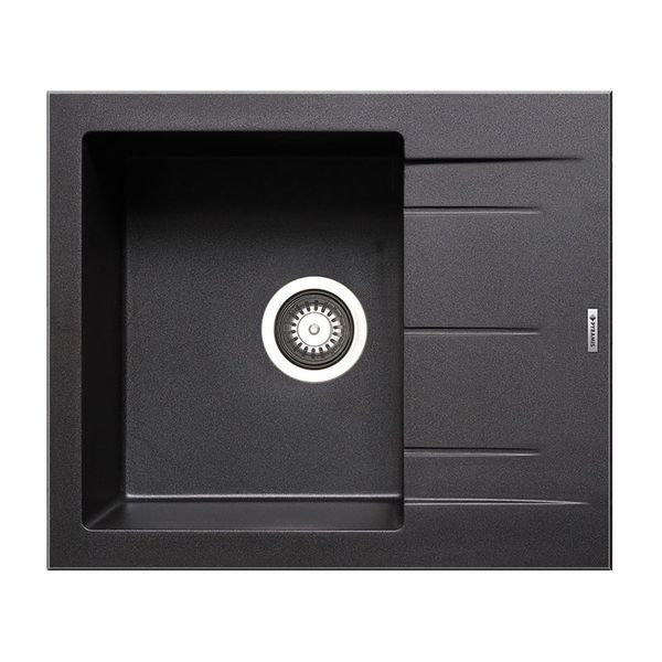 Pyramis Alazia 59x50 1B 1D Carbon Νεροχύτης Κουζίνας