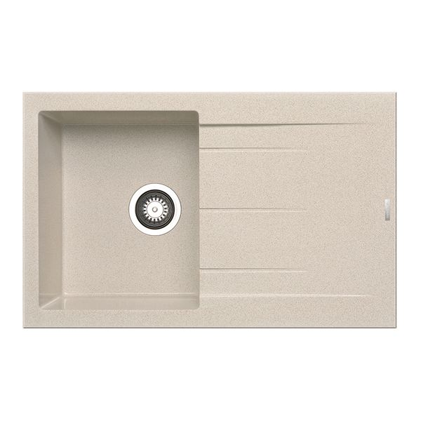 Pyramis Alazia 79X50 1B 1D Beige Νεροχύτης Κουζίνας