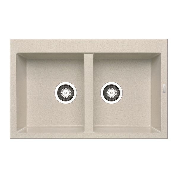 Pyramis Alazia 79X50 2B Beige Νεροχύτης Κουζίνας