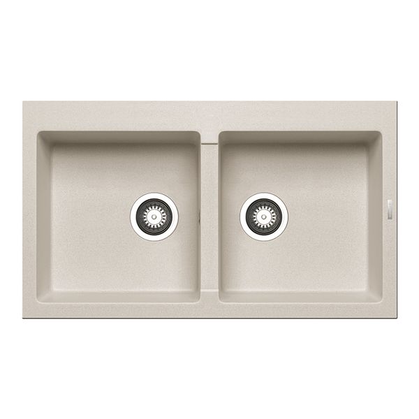 Pyramis Athlos 86X50 2B Beige Νεροχύτης Κουζίνας