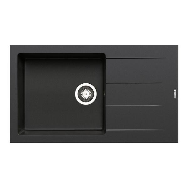 Pyramis Athlos Plus 86x50 1B 1D Carbon Νεροχύτης Κουζίνας