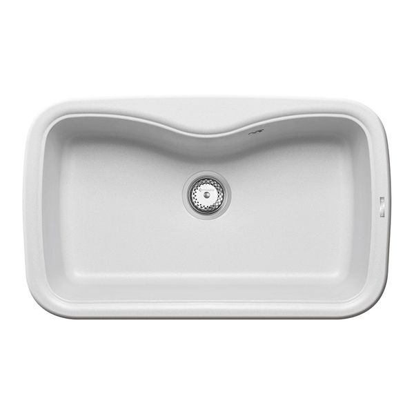 Pyramis Aeolia 82x50 1B Cristalo Bianco N/S Νεροχύτης Κουζίνας