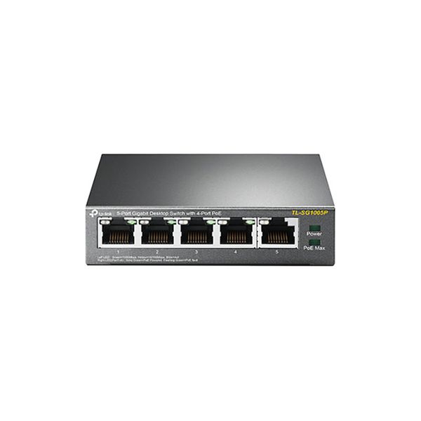 TP-Link TP-Link 5-Port Gigabit Desktop Switch with 4-Port PoE TL-SG1005P