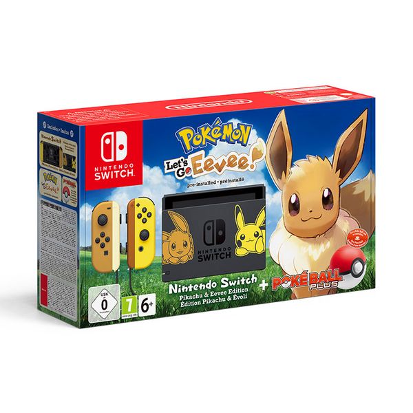 Nintendo Κονσόλα Switch & Pokemon: Let`s Go Eevee!
