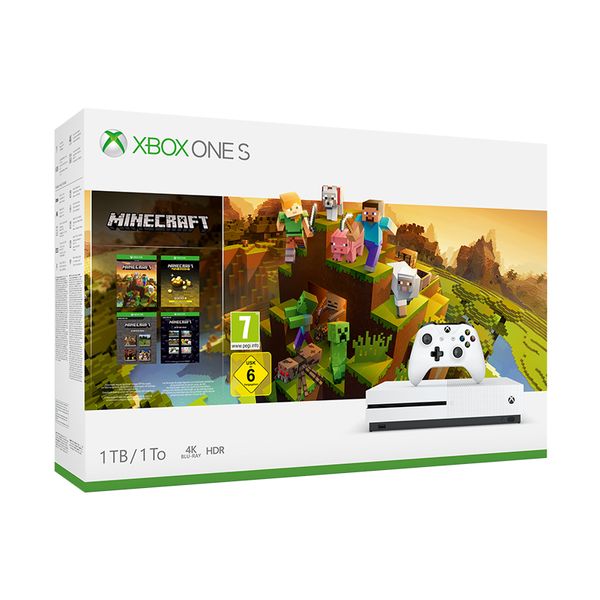 Microsoft Xbox One S 1TB Minecraft Master Collection