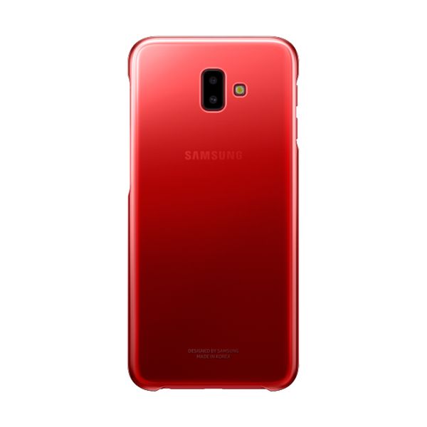 Samsung Gradation Cover Galaxy J6+ Red Θήκη Κινητού