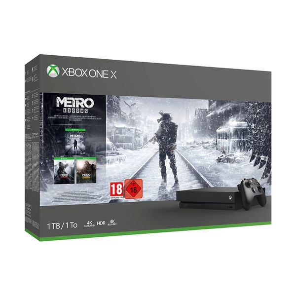 Microsoft Xbox One X 1TB & Metro Exodus φωτογραφία
