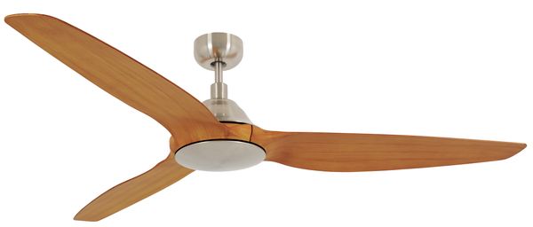 Lucci Air Lucci Air Airfusion Type A Chrome/Teak Ανεμιστήρας Οροφής