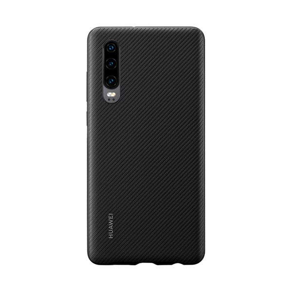 Huawei P30 PU Cover Black Θήκη Κινητού