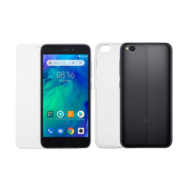 Redshield Redshield Set Xiaomi Redmi GO TPU Case & Tempered Glass