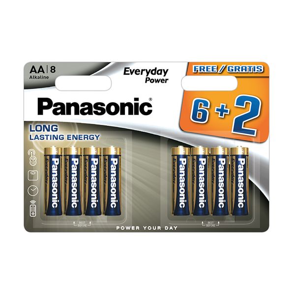 Panasonic Alkaline Power Bronze 8 AA