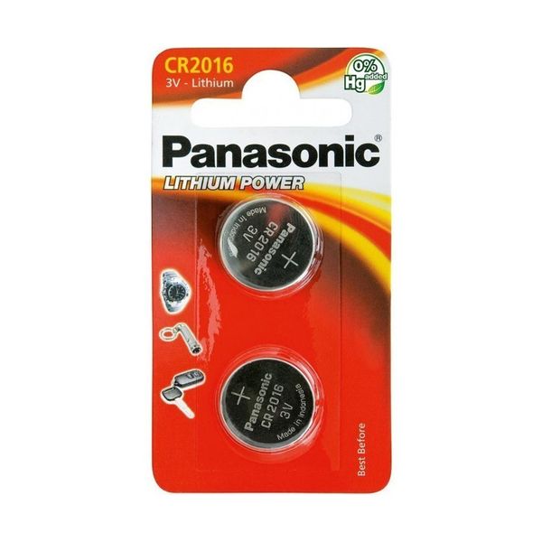 Panasonic Lithium Power CR2016L 2τμχ Μπαταρίες Λιθίου