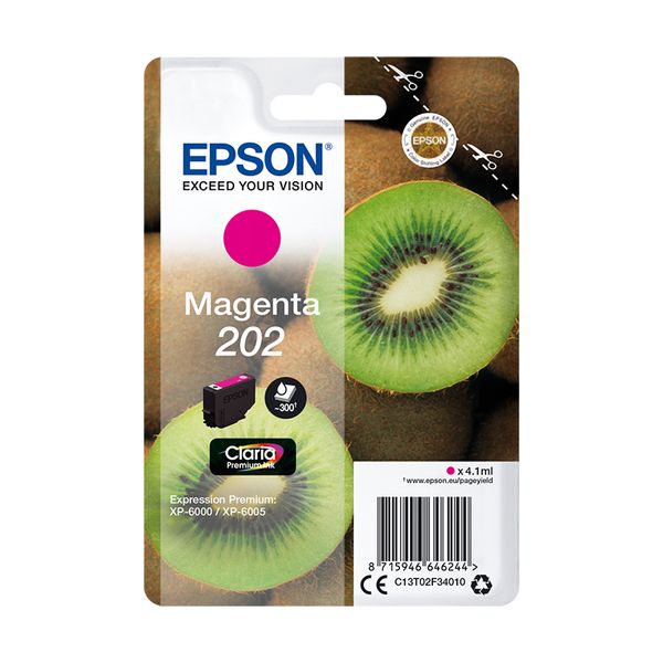 Epson 202 Magenta (C13T02F34010) Μελάνι InkJet