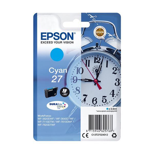 Epson 27 Cyan (C13T27024012)
