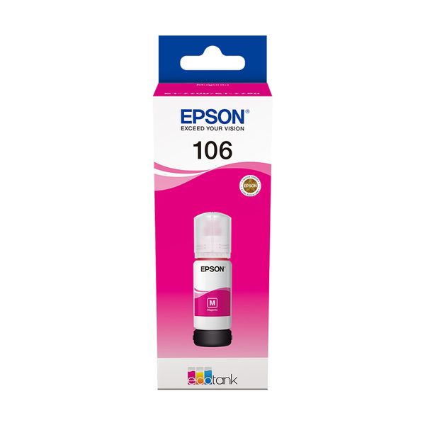 Epson 106 Magenta Ink Bottle (C13T00R340) Μελάνι InkJet