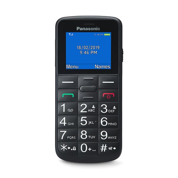 Panasonic KX-TU110EXB Black Dual Sim Κινητό Τηλέφωνο