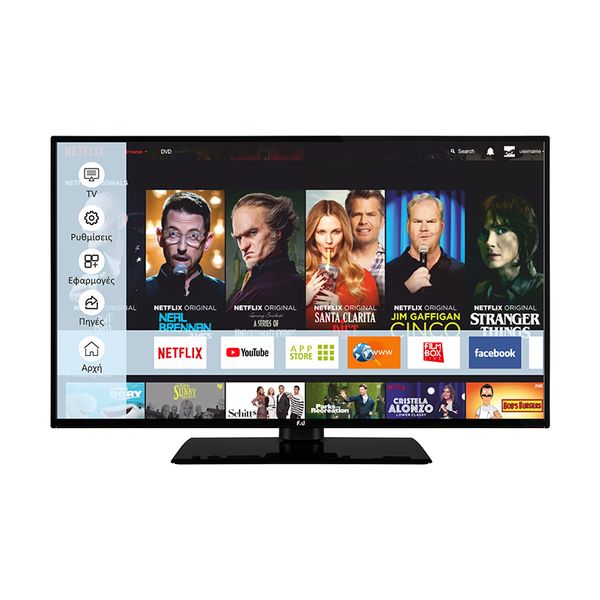 F&U FL2D4307UH 43" Τηλεόραση Smart 4K TV