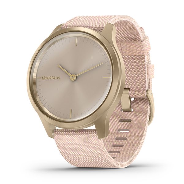 Garmin Vivomove Style Blush Pink Nylon/Light Gold SmartWatch