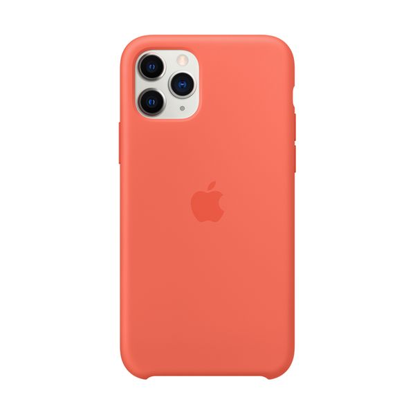 Apple Silicone Case iPhone 11 Pro Orange Θήκη Κινητού
