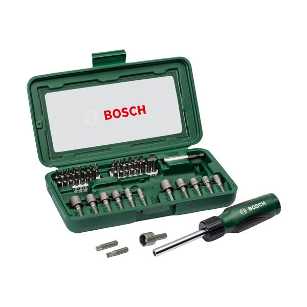 Bosch 2607019504 Κατσαβίδι με Σετ 46 Τεμαχίων