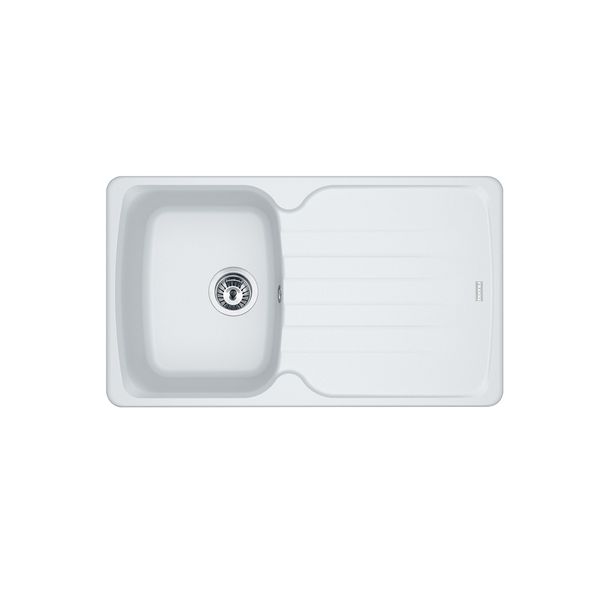 Franke Αntea AZG 611-86 Polar White Νεροχύτης Κουζίνας