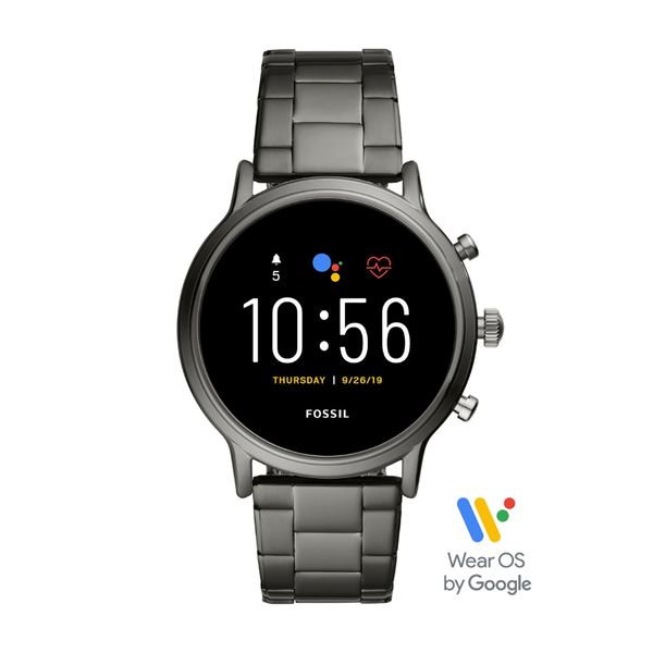 Fossil Fossil Gen 5 The Carlyle HR Smoke Stainless Steel SmartWatch