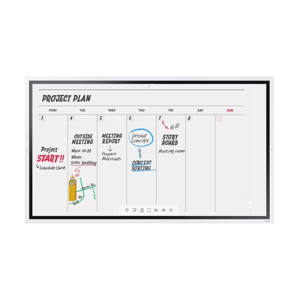 Samsung Flip 2 WM65RW 65" Διαδραστική Οθόνη