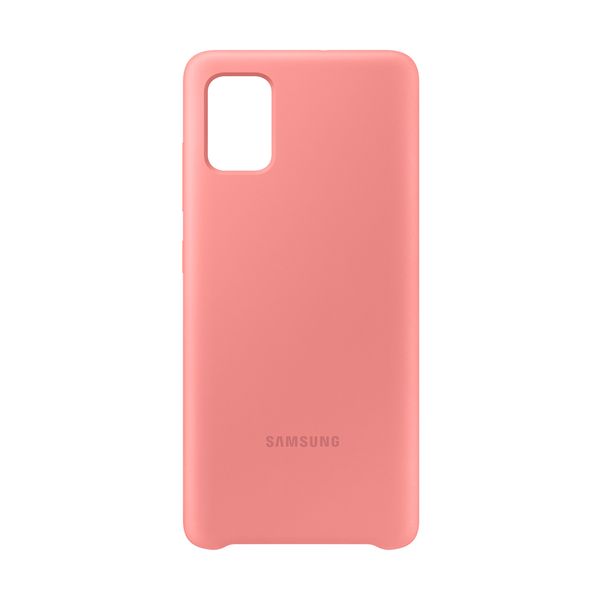 Samsung Galaxy A51 Silicone Cover Pink Θήκη Κινητού