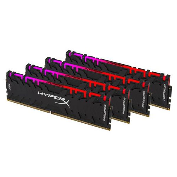 HyperX HyperX Predator RGB 32GB DDR4-3600MHZ (HX436C17PB4AK4/32) x4 Μνήμη RAM