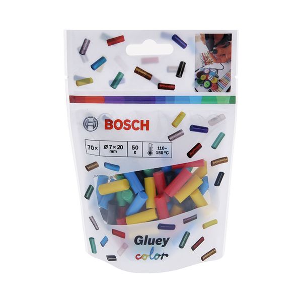 Bosch Gluey (2608002005) Χρωματιστά Φυσίγγια Θερμοκόλλας