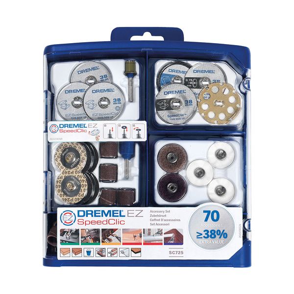 Dremel EZ SpeedClic - SC725 Σετ Εξαρτημάτων Πολλαπλής Χρήσης