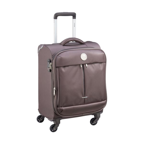 Delsey Delsey Flight Lite 53x36x23cm Brown Βαλίτσα Ταξιδίου