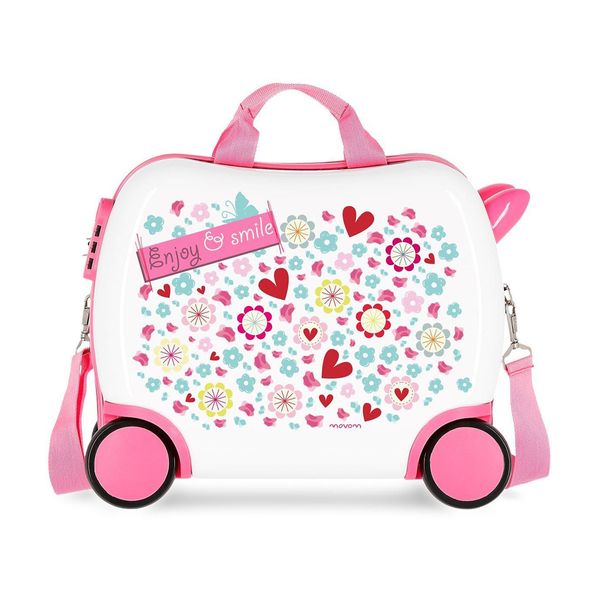 Movom Movom Enjoy & Smile ABS 41x34x20cm Βαλίτσα Ταξιδίου