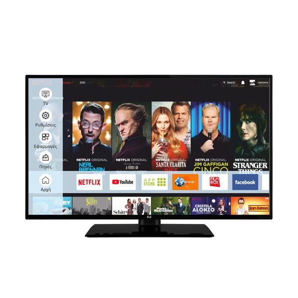 F&U FL2D5507UH 55" Τηλεόραση Smart 4K TV