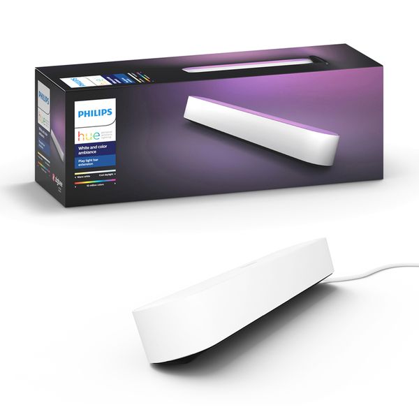 Philips Hue Philips Hue White and Colour Ambiance Play Light Bar Extension White Smart Home