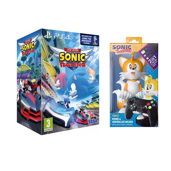 Team Sonic Racing Special Edition & Cable Guys Sonic the Hedgehog Tails