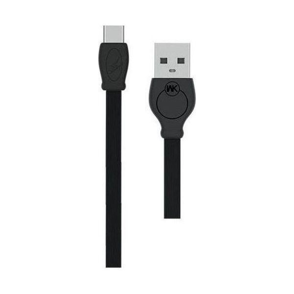 WK WK USB 2.0 to Micro USB 3m Black Καλώδιο