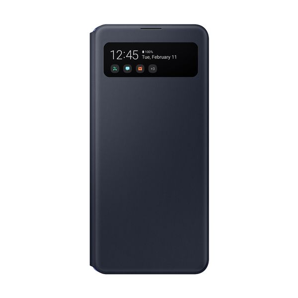 Samsung Galaxy A41 S View Cover Black Θήκη Κινητού