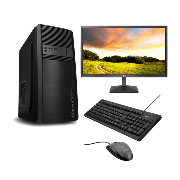 Infinity Gear Core 1 PC & LG Monitor 22" & Advent Ενσύρματο Πληκτρολόγιο & Ποντίκι