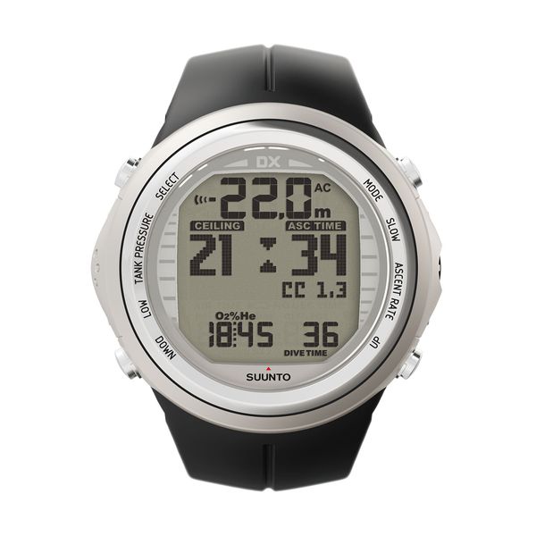 Suunto DX Silver Elastomer with USB SmartWatch