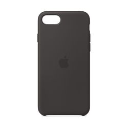 Apple iPhone 8/7/SE Silicone Case Black