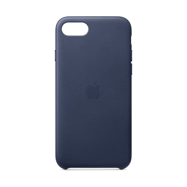 Apple iPhone 8/7/SE Leather Case Blue Θήκη Κινητού