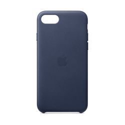 Apple iPhone 8/7/SE Leather Case Blue