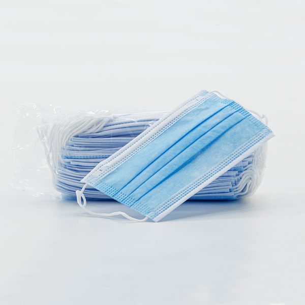 50 Τμχ 3Layers R2U Μίας Χρήσης Μάσκα Προστασίας Προσώπου