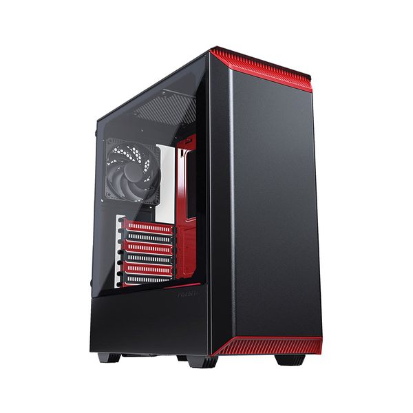 Phanteks Phanteks Eclipse P300 TG Black/Red PC Case