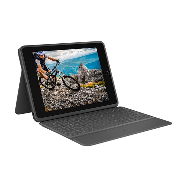Logitech Rugged Folio Black για iPad Air 3rd & iPad 10.2'' 7th/8th/9th Gen Keyboard Cover